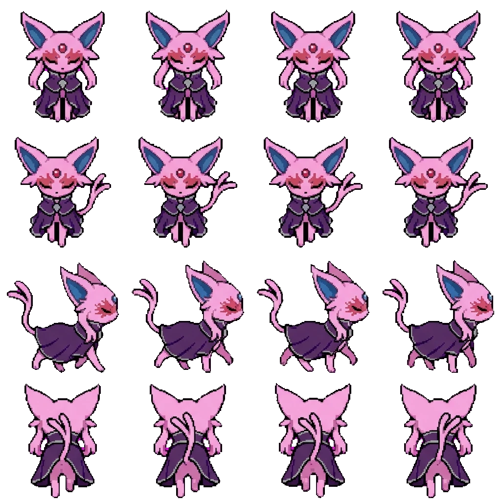 Shiva movement sprite