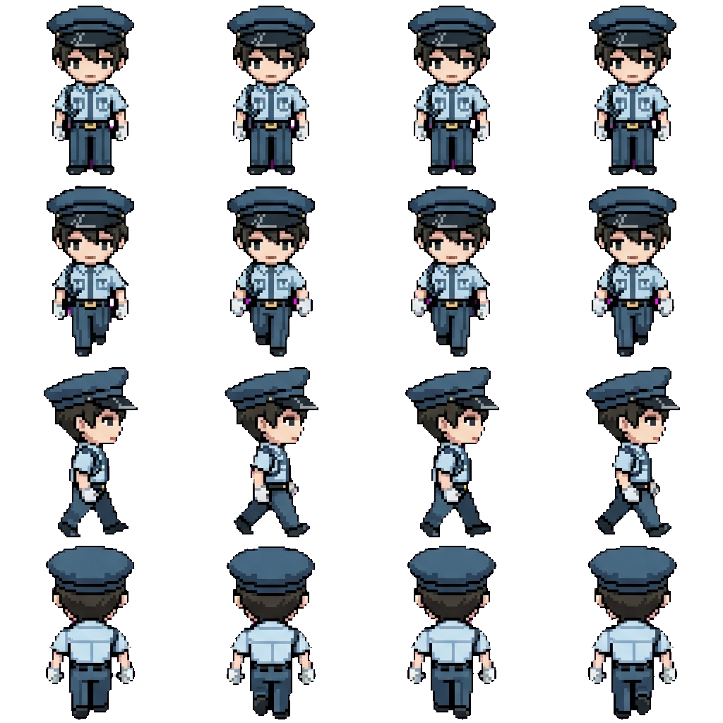 Damien movement sprite