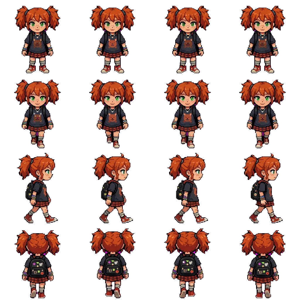Candice movement sprite