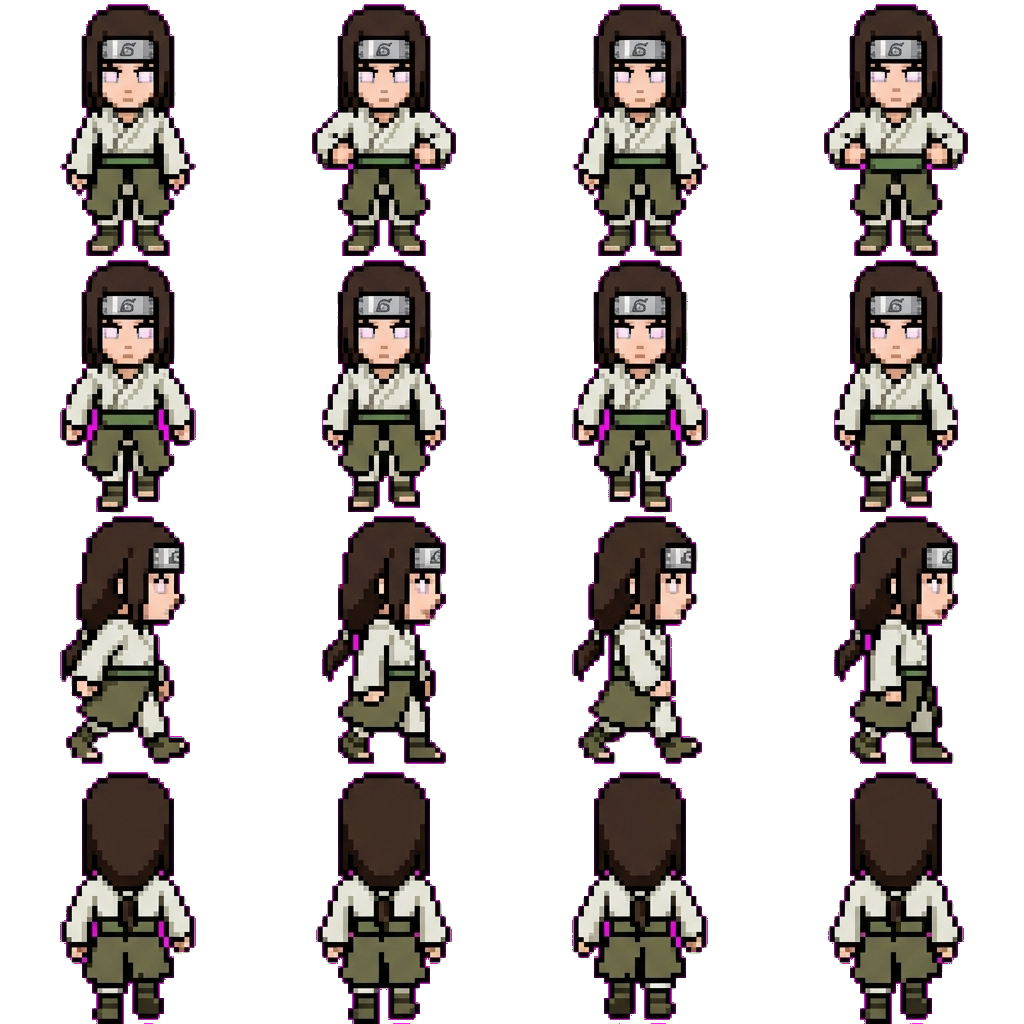 Hyuga Neji movement sprite