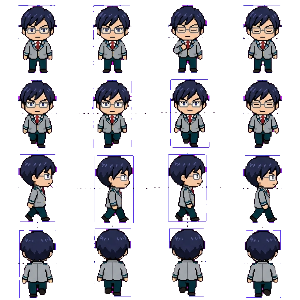 Tenya Lida movement sprite