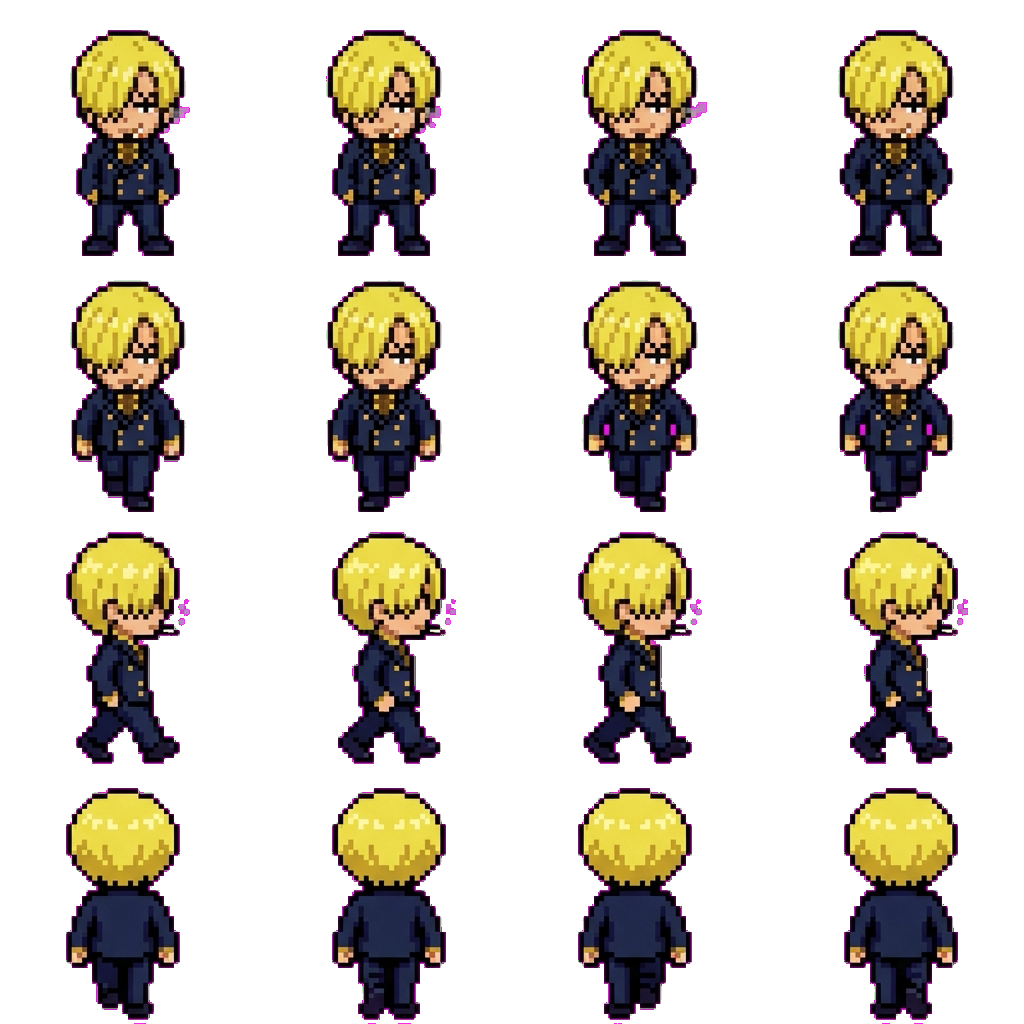 Sanji movement sprite