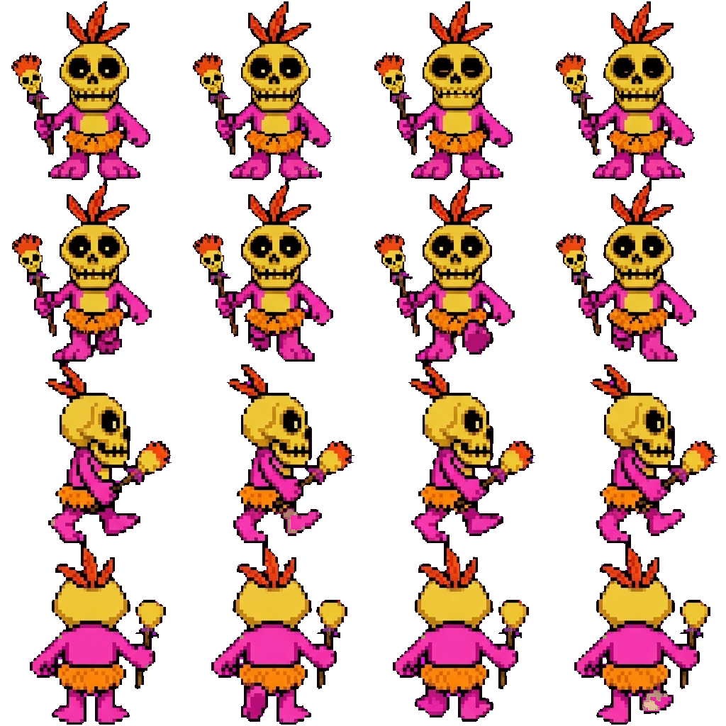 Mumbo jumbo movement sprite