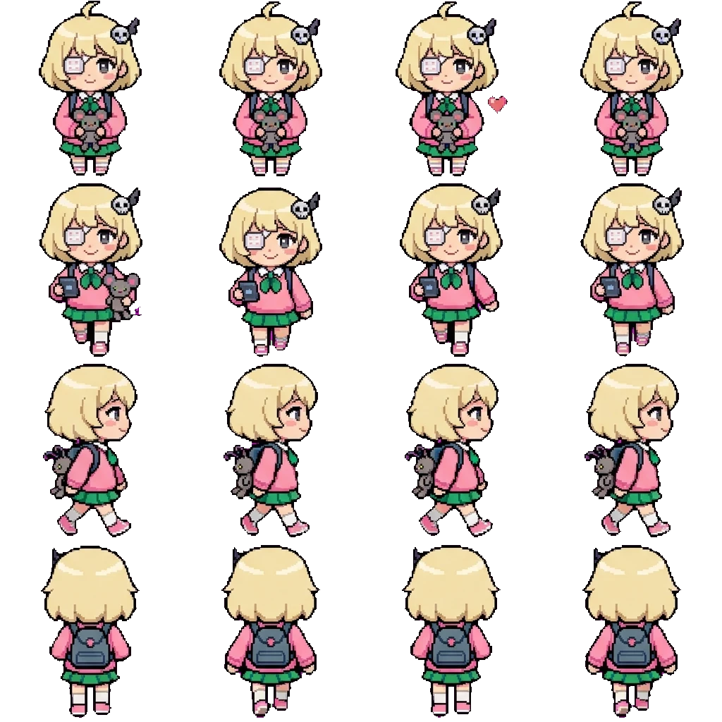 Ruru-Chan movement sprite