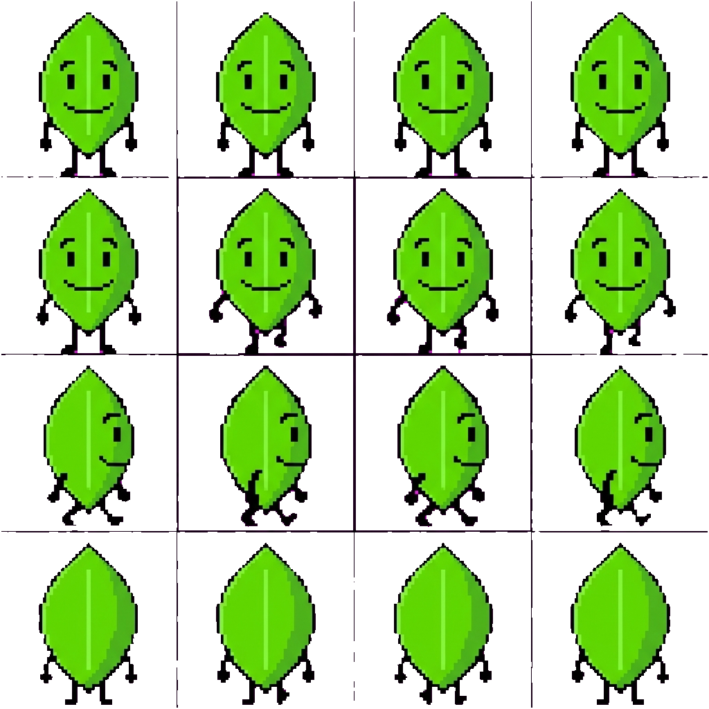 Leafy movement sprite