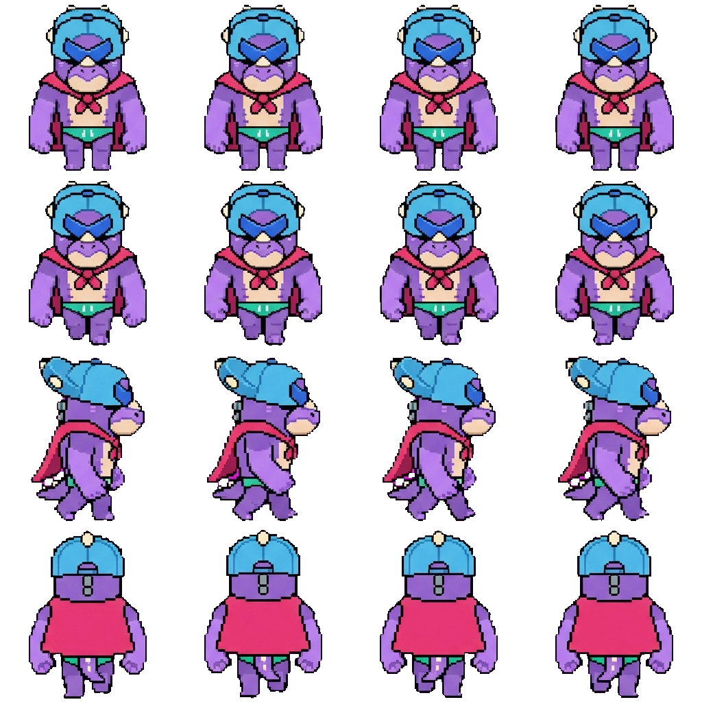 Pierce movement sprite
