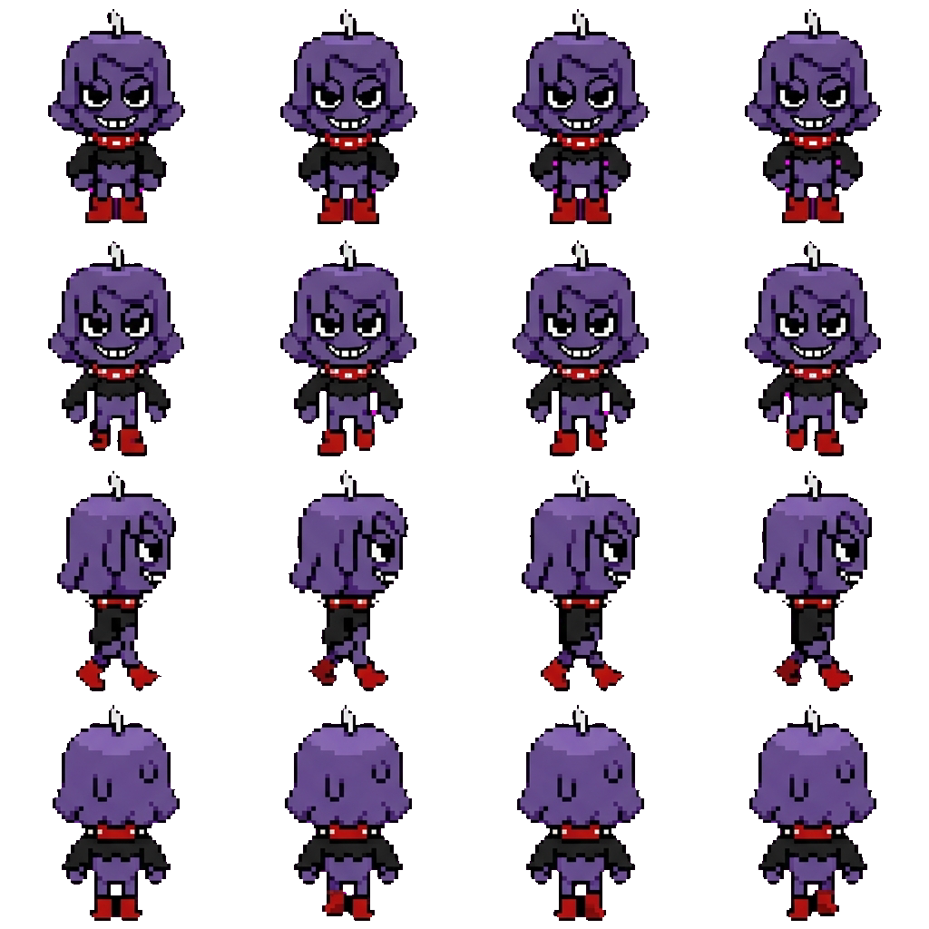 Waxwell movement sprite