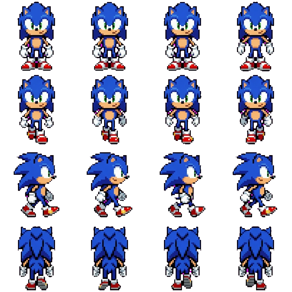 Sonic movement sprite
