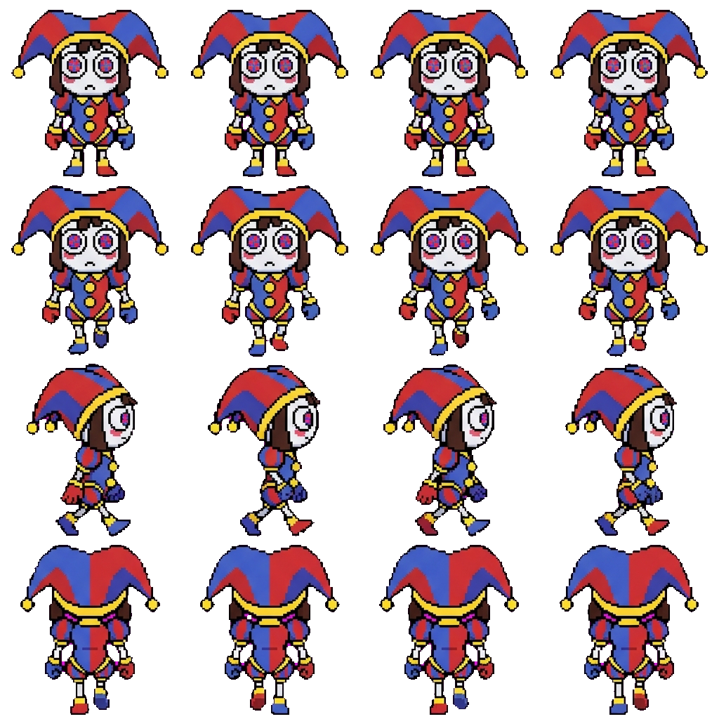 Pomni movement sprite