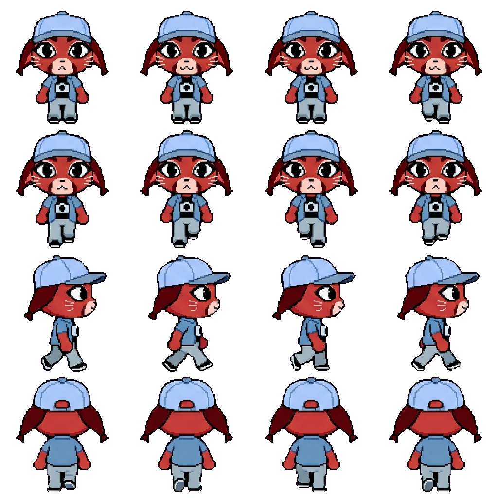 Liz movement sprite