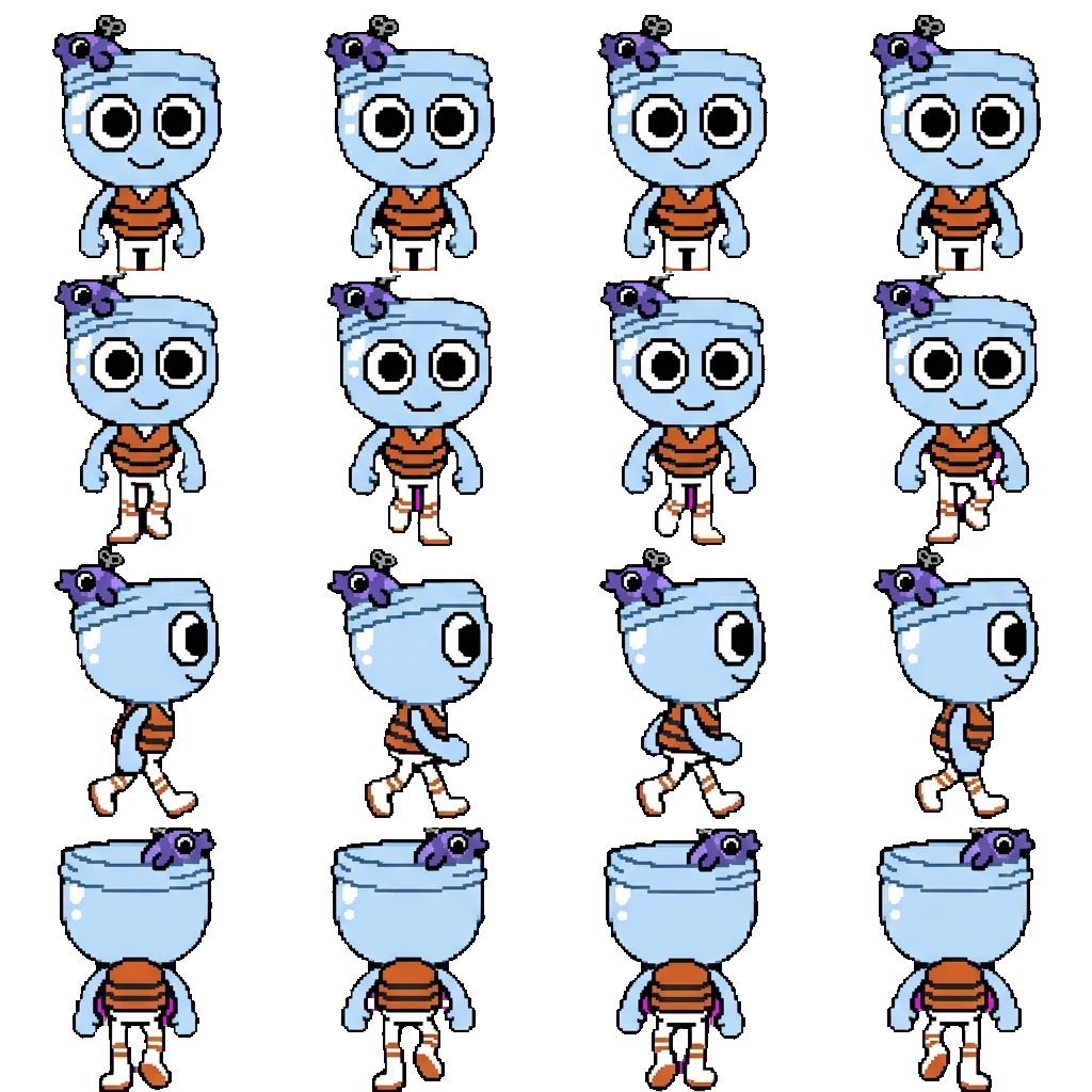 Finn movement sprite