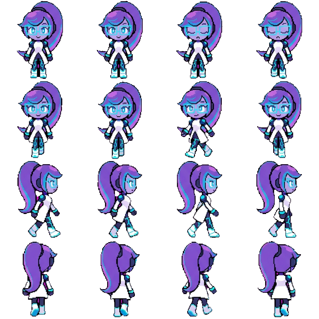 Vicky movement sprite