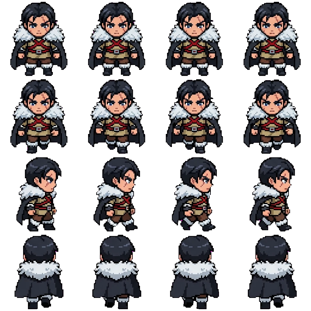 Trevor Belmont movement sprite