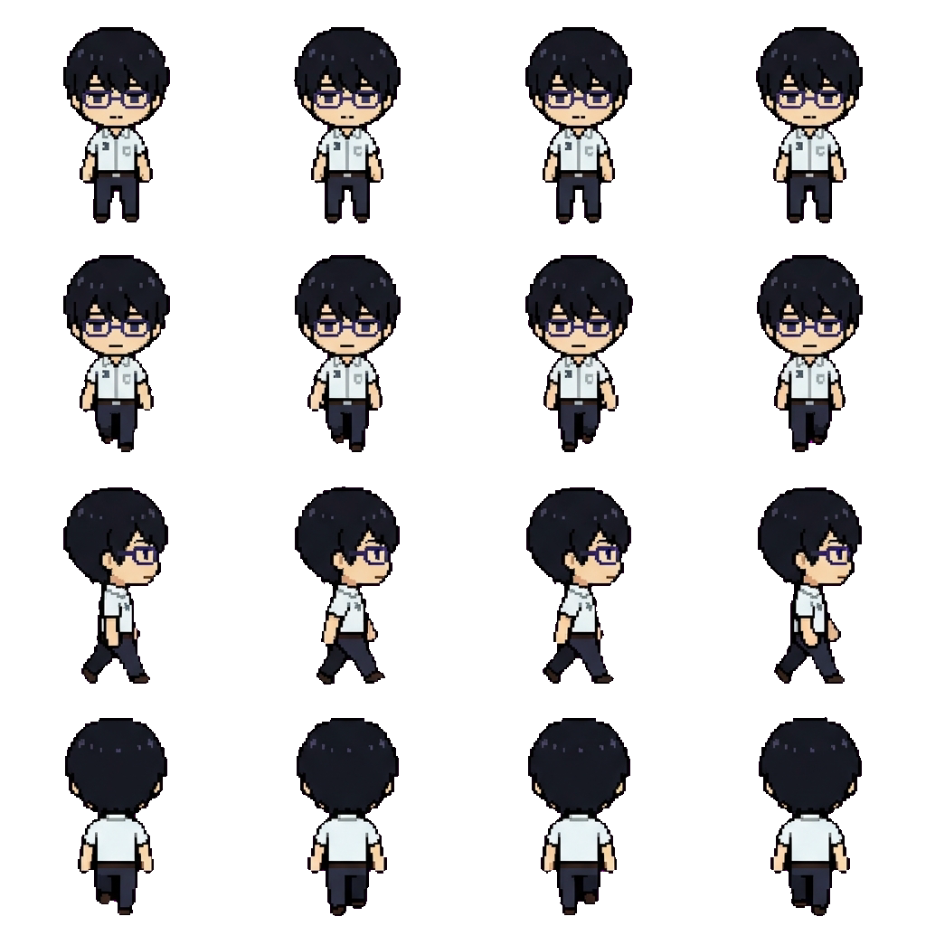 Nine movement sprite