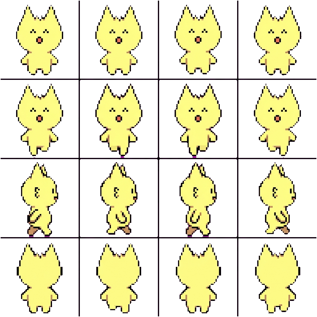 Mogeko movement sprite