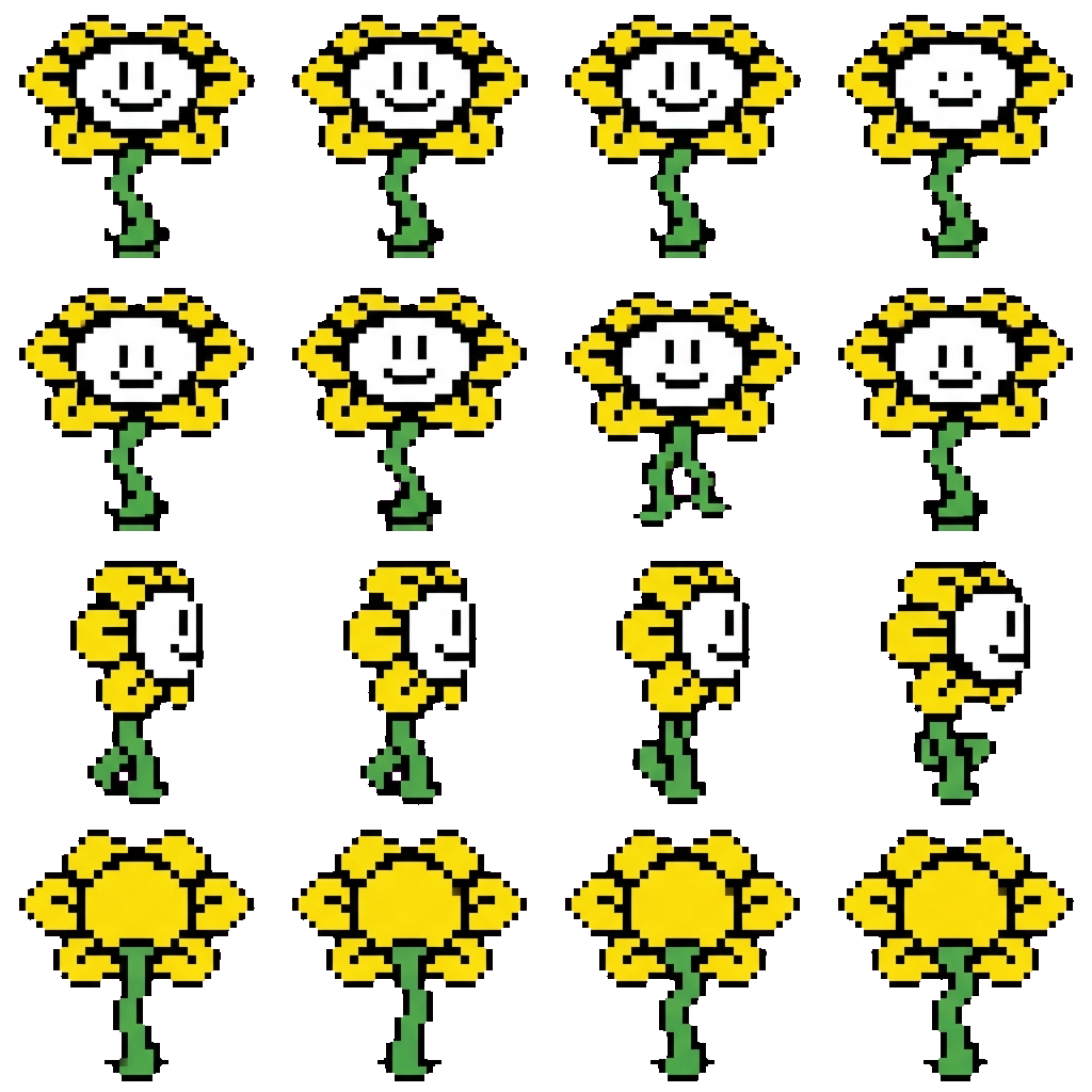 Flowey movement sprite