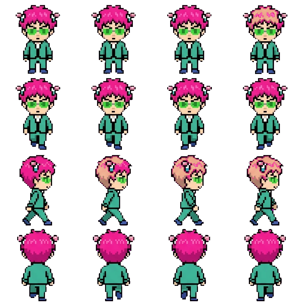 Saiki kusuo movement sprite