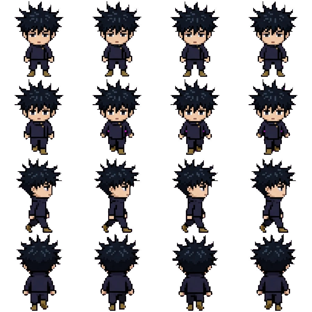 Megumi Fushiguro movement sprite