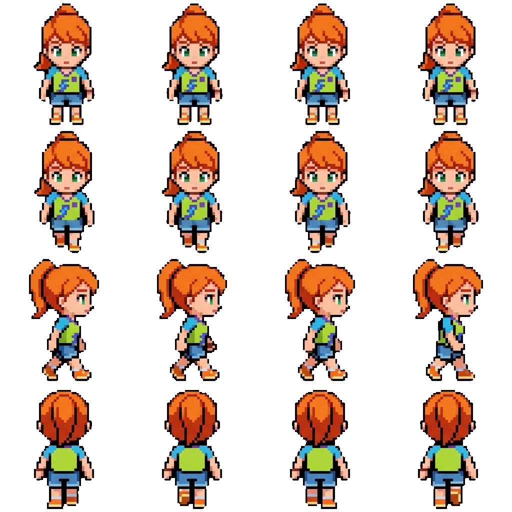 Mia movement sprite