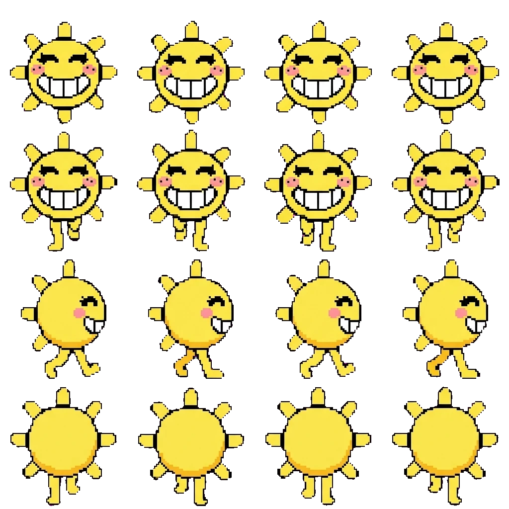 Sunny movement sprite