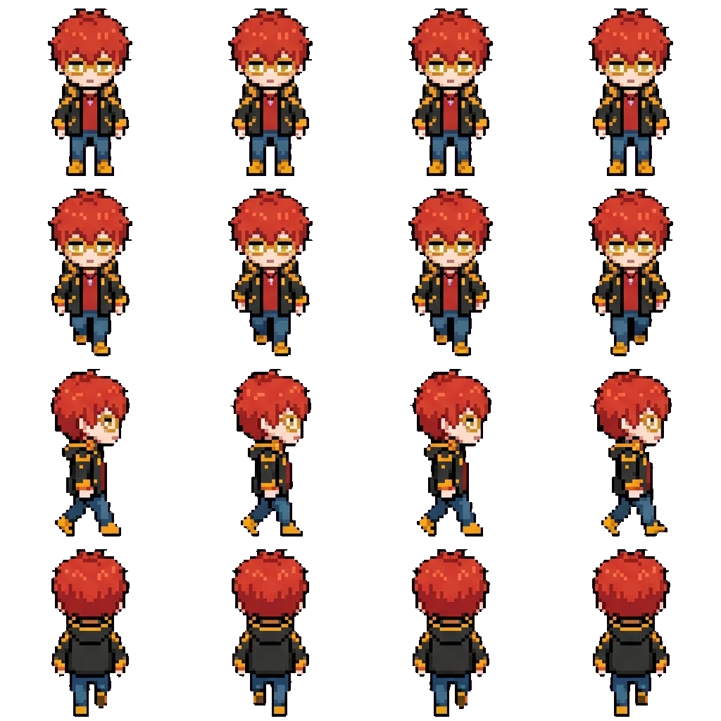 Saeyoung movement sprite