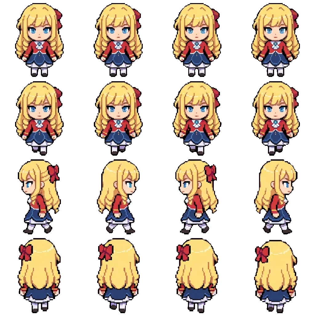 Claire François movement sprite