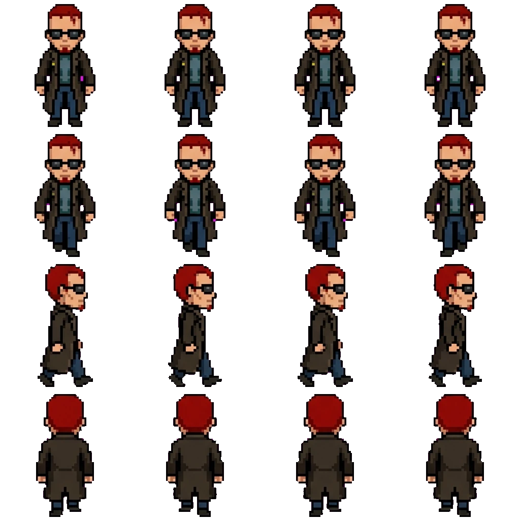 Dude movement sprite