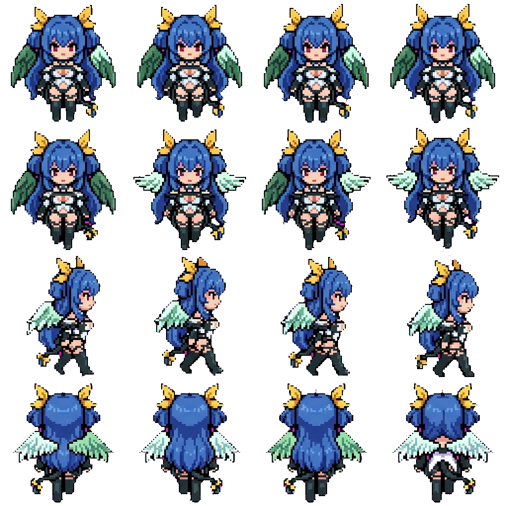Queen Dizzy movement sprite