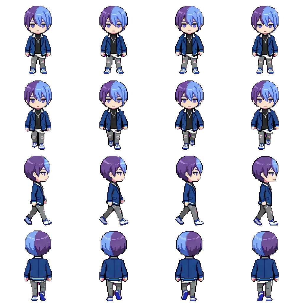Toya movement sprite