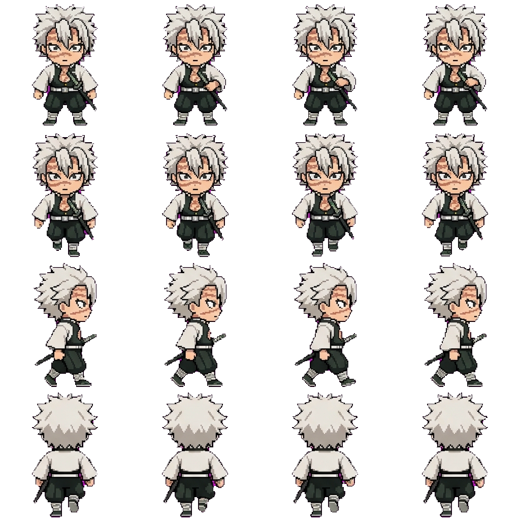 Sanemi Shinazugawa movement sprite