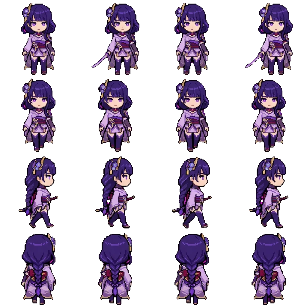 Raiden movement sprite