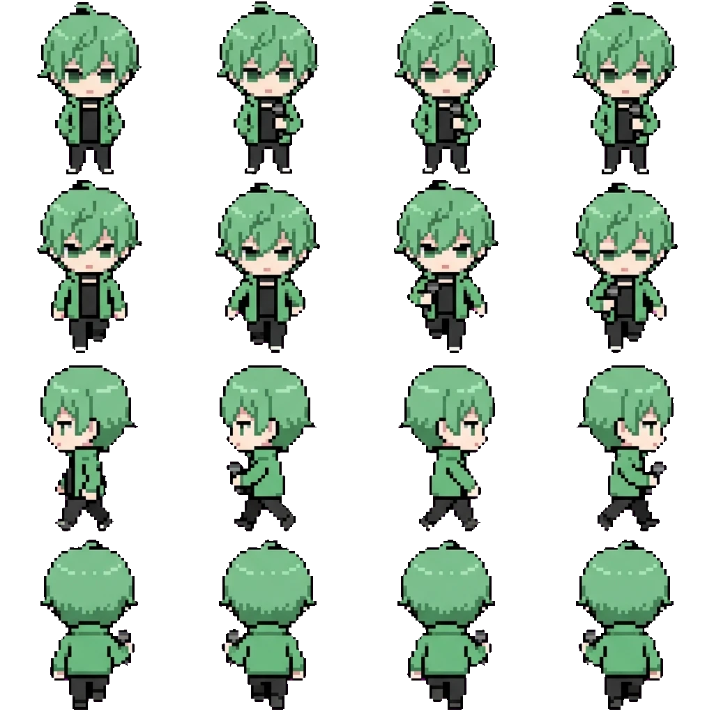 Fuutaba movement sprite