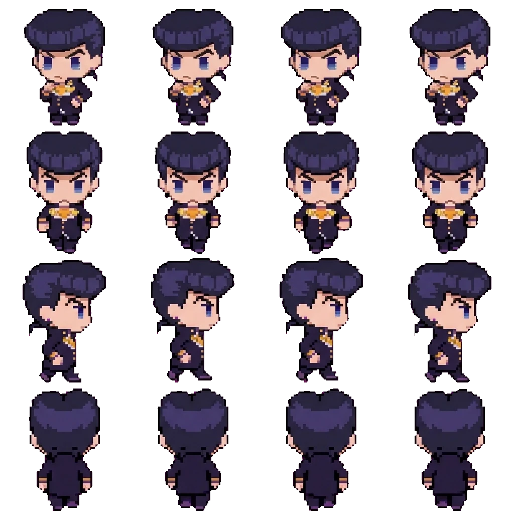 Josuke Higashikata movement sprite
