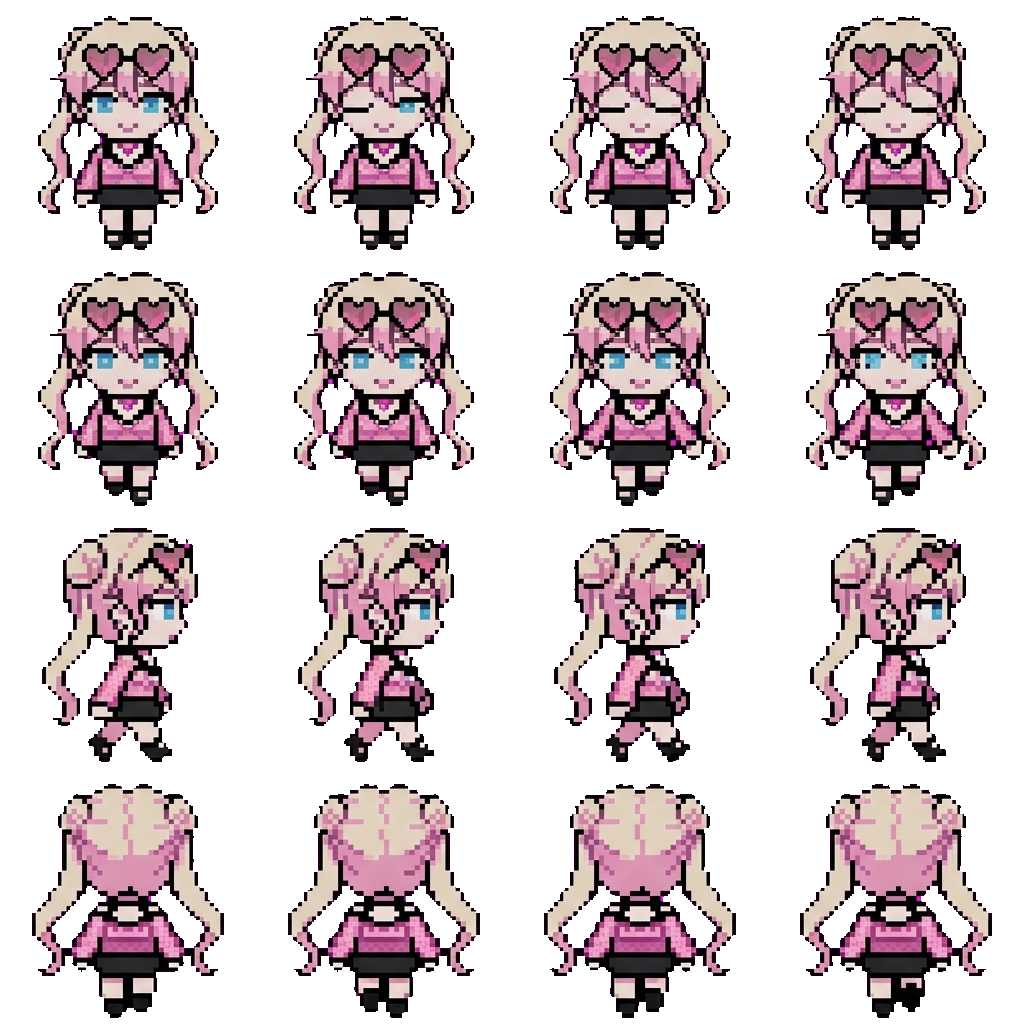 Maria movement sprite