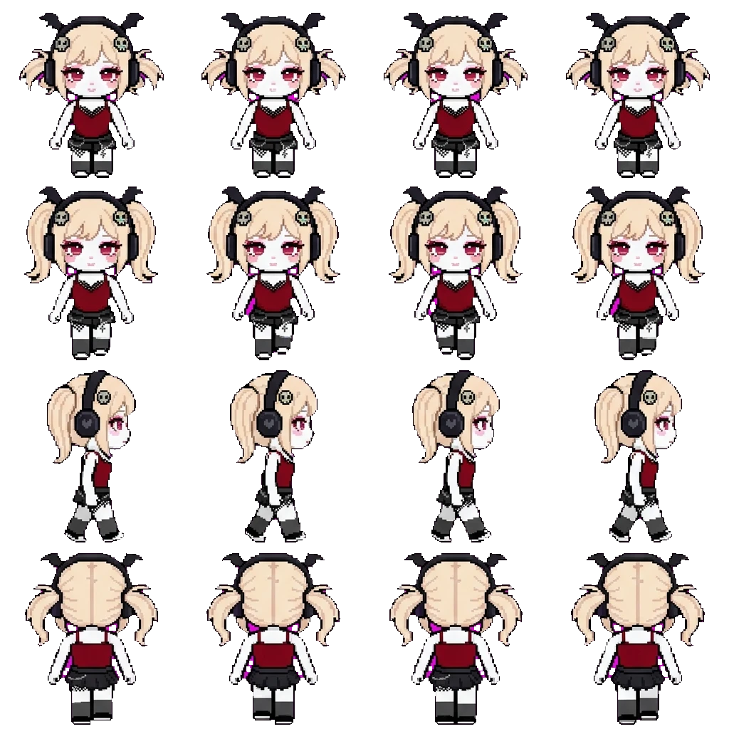 Snow movement sprite
