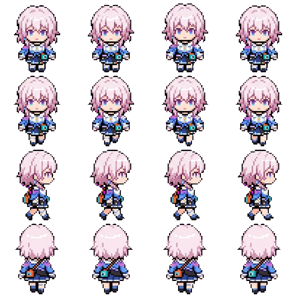 Март 7 movement sprite