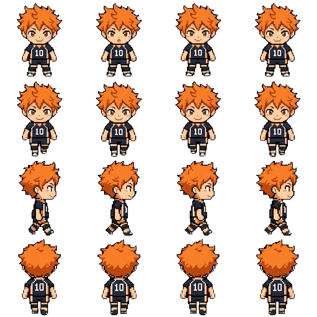 Hinata Shoyo movement sprite