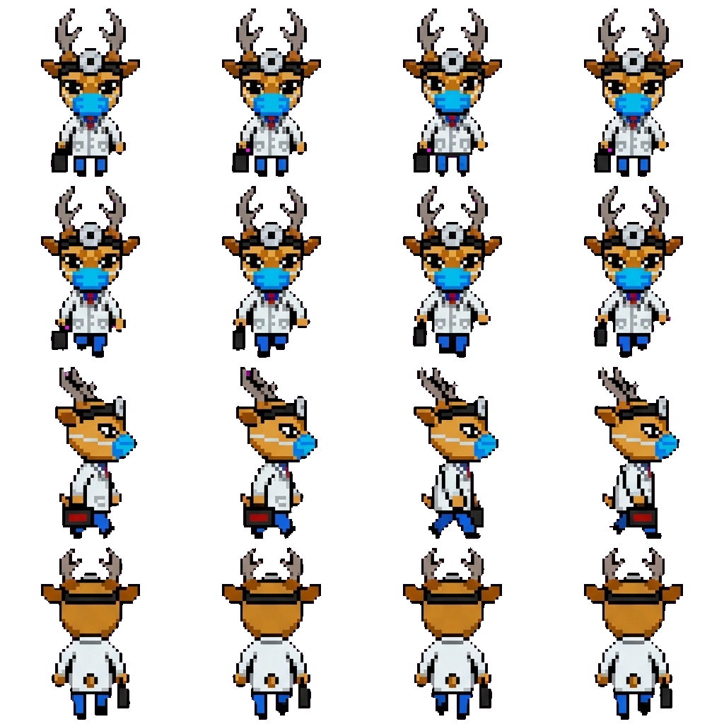 Dr. Harlow movement sprite