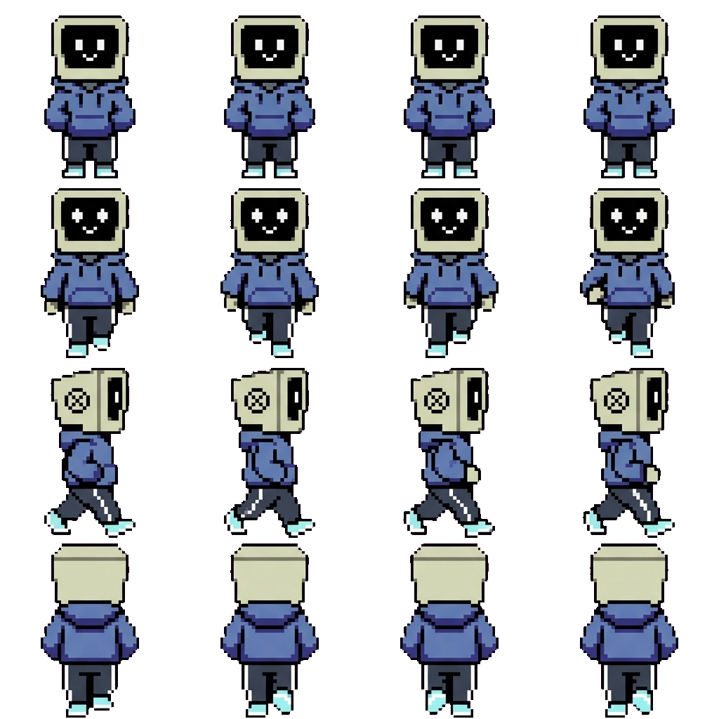 Pixel movement sprite