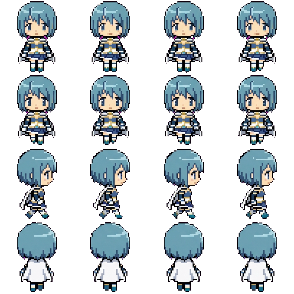Sayaka Miki movement sprite