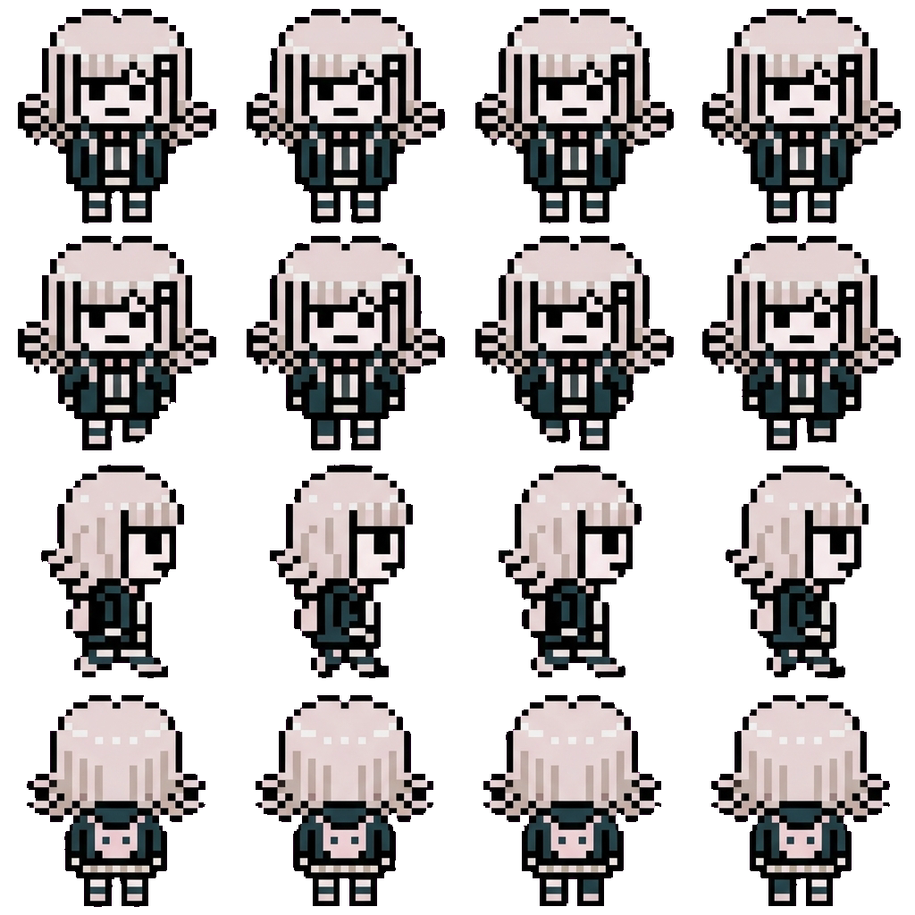 Chiaki Nanami movement sprite