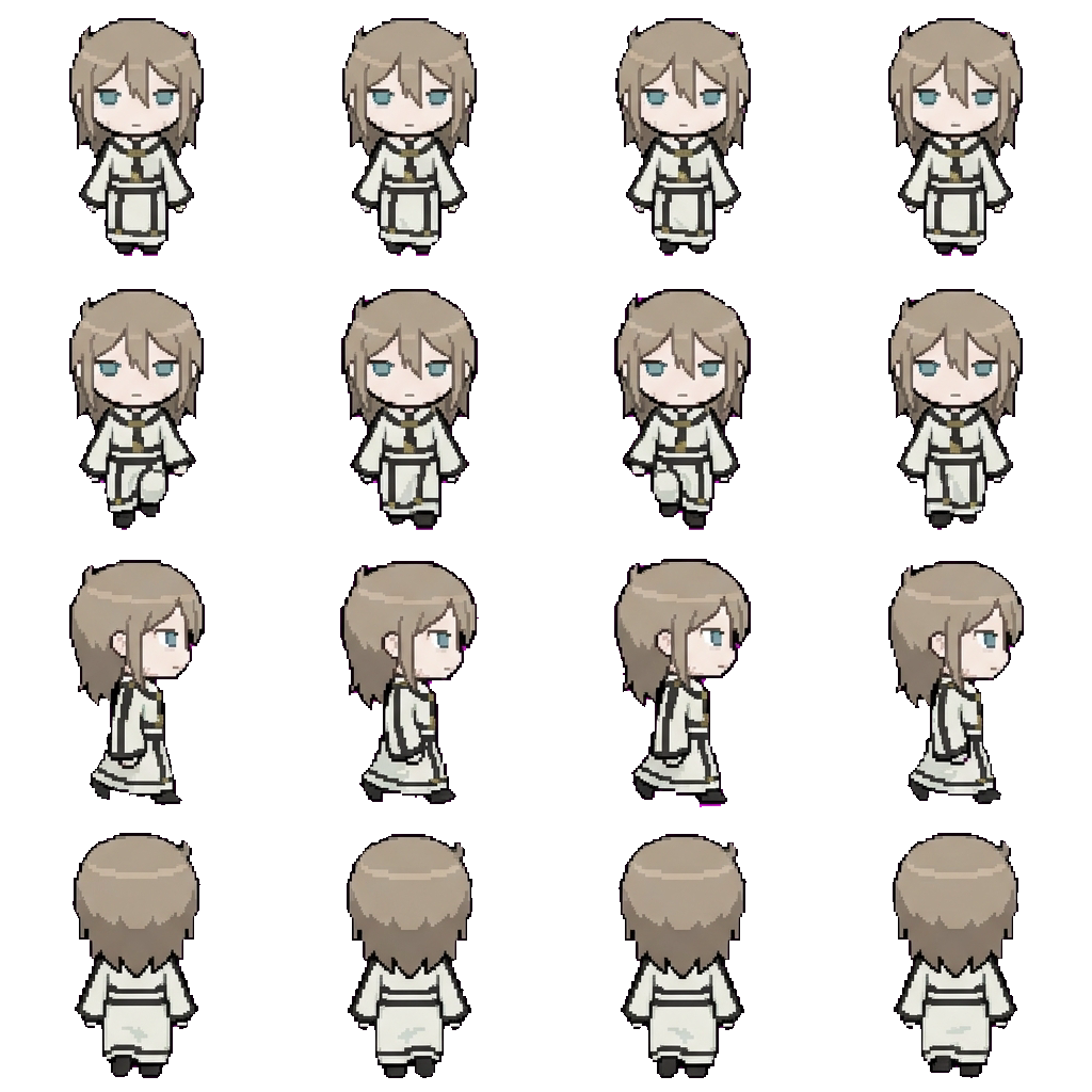 Хидзири Макабе movement sprite
