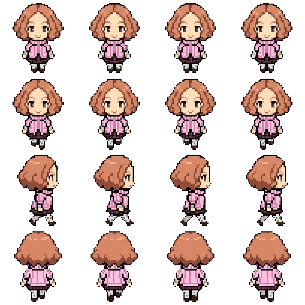 Haru movement sprite