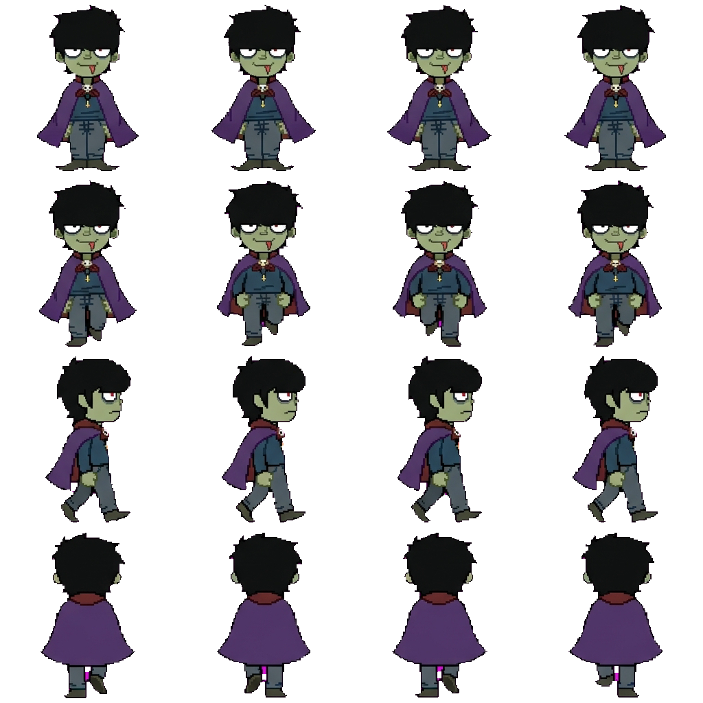 Murdoc movement sprite
