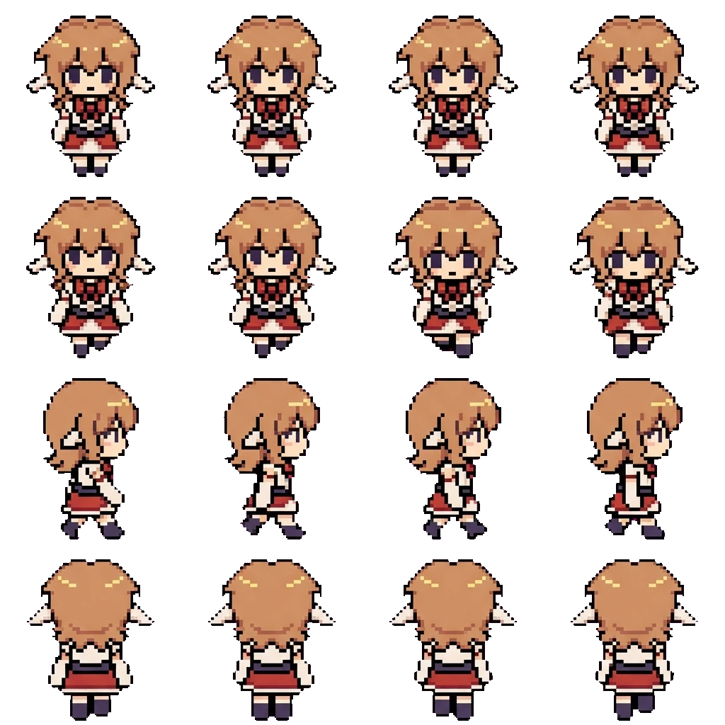 Mary movement sprite