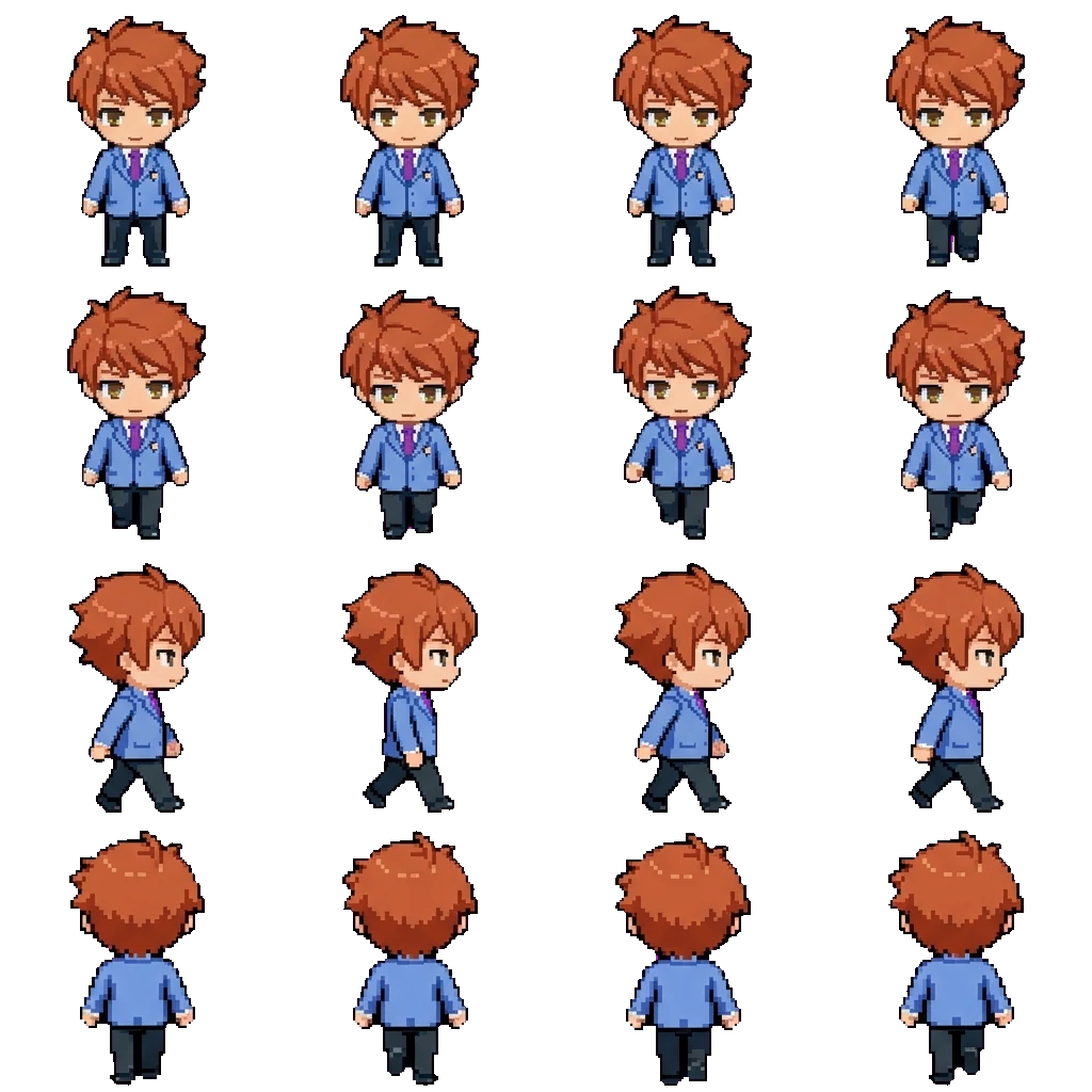 Hikaru movement sprite
