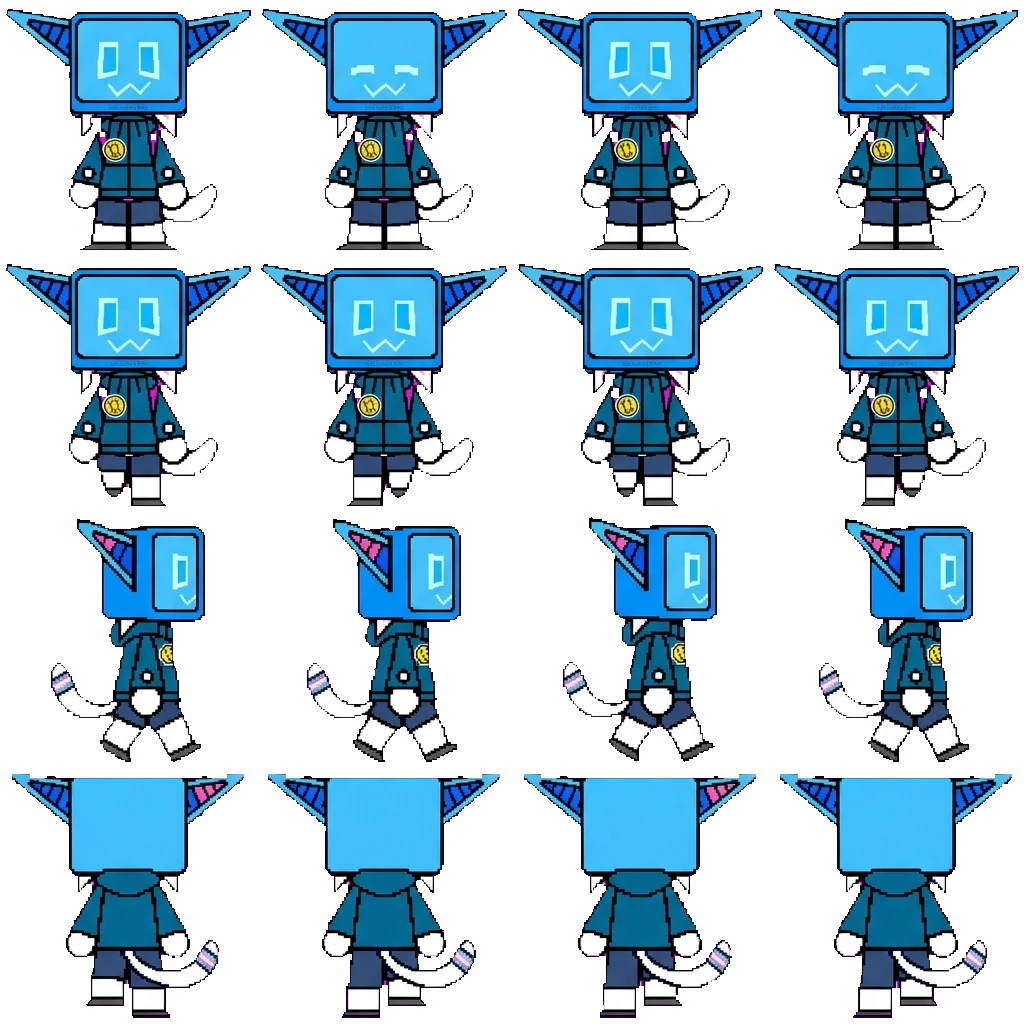 Snow movement sprite