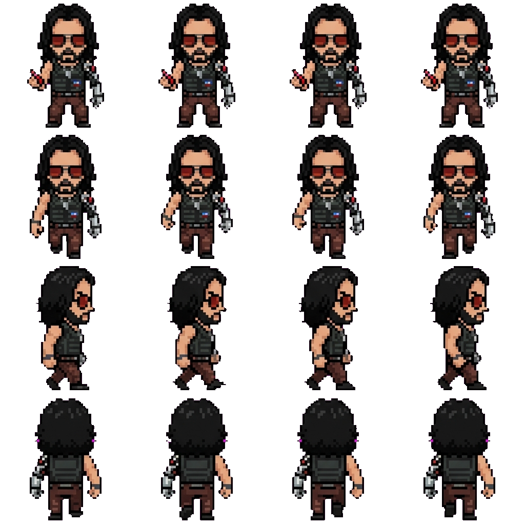 Johnny movement sprite