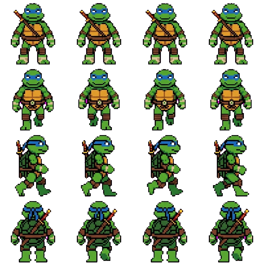Leonardo Hamato movement sprite