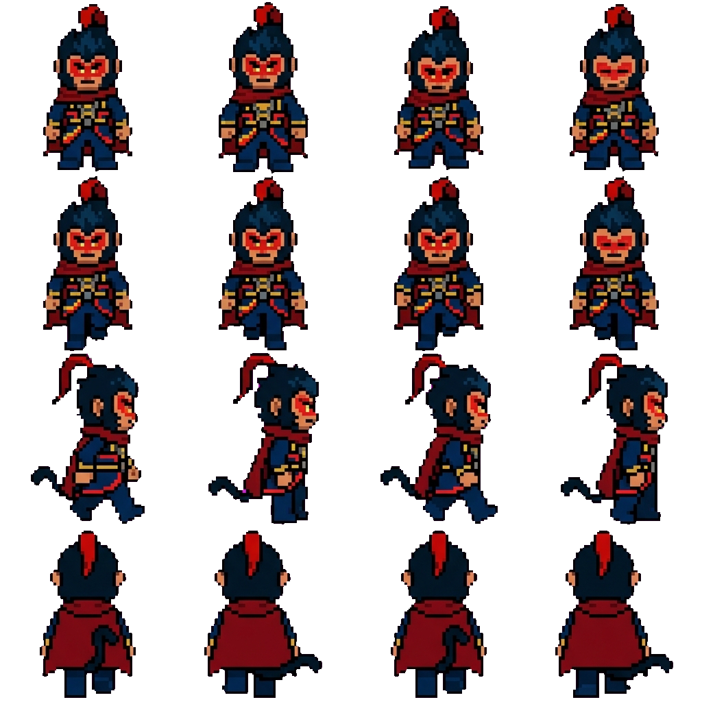 Macaque movement sprite